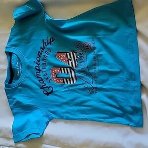 New Championship Skateboard T shirt Teal